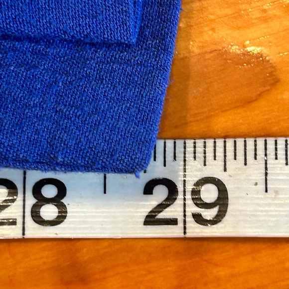 1X CM Shapes blue Calcutta Crinkle wide leg pull on pants with pockets - Picture 12 of 12